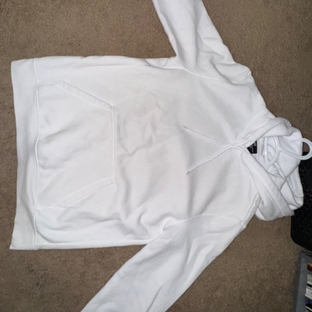 White H&M Hoodie - sz MEDIUM